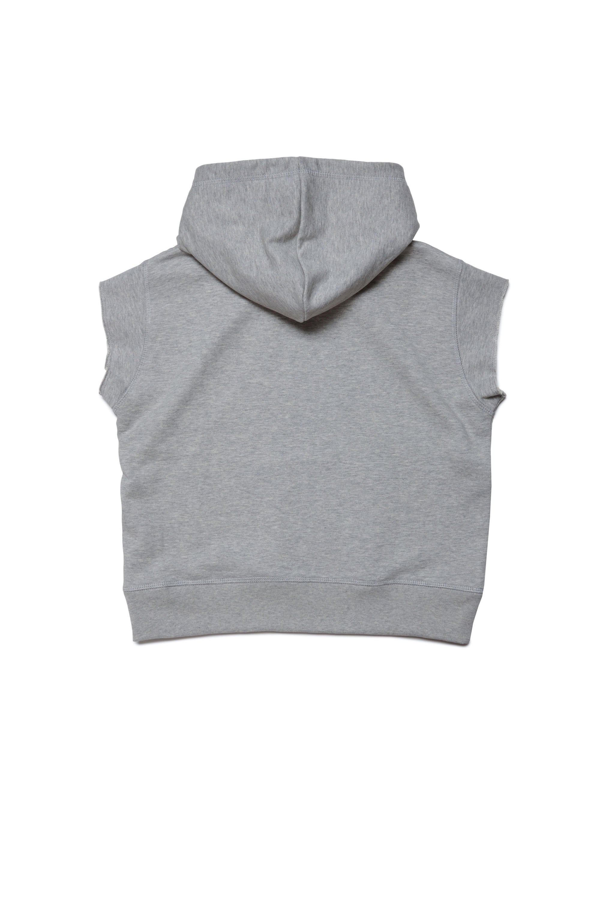 Sweat à capuche sans manches - Light Grey Melange