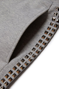 Light Grey Melange Short - Light Grey Melange