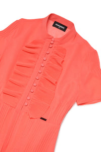 Robe avec volants - Georgia Peach