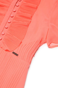Robe avec volants - Georgia Peach