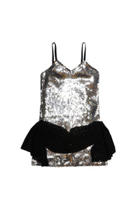 Dress with thin straps - Silver