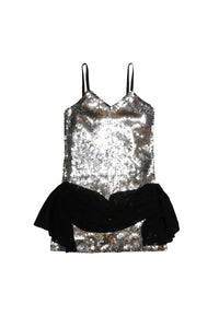 Dress with thin straps - Silver