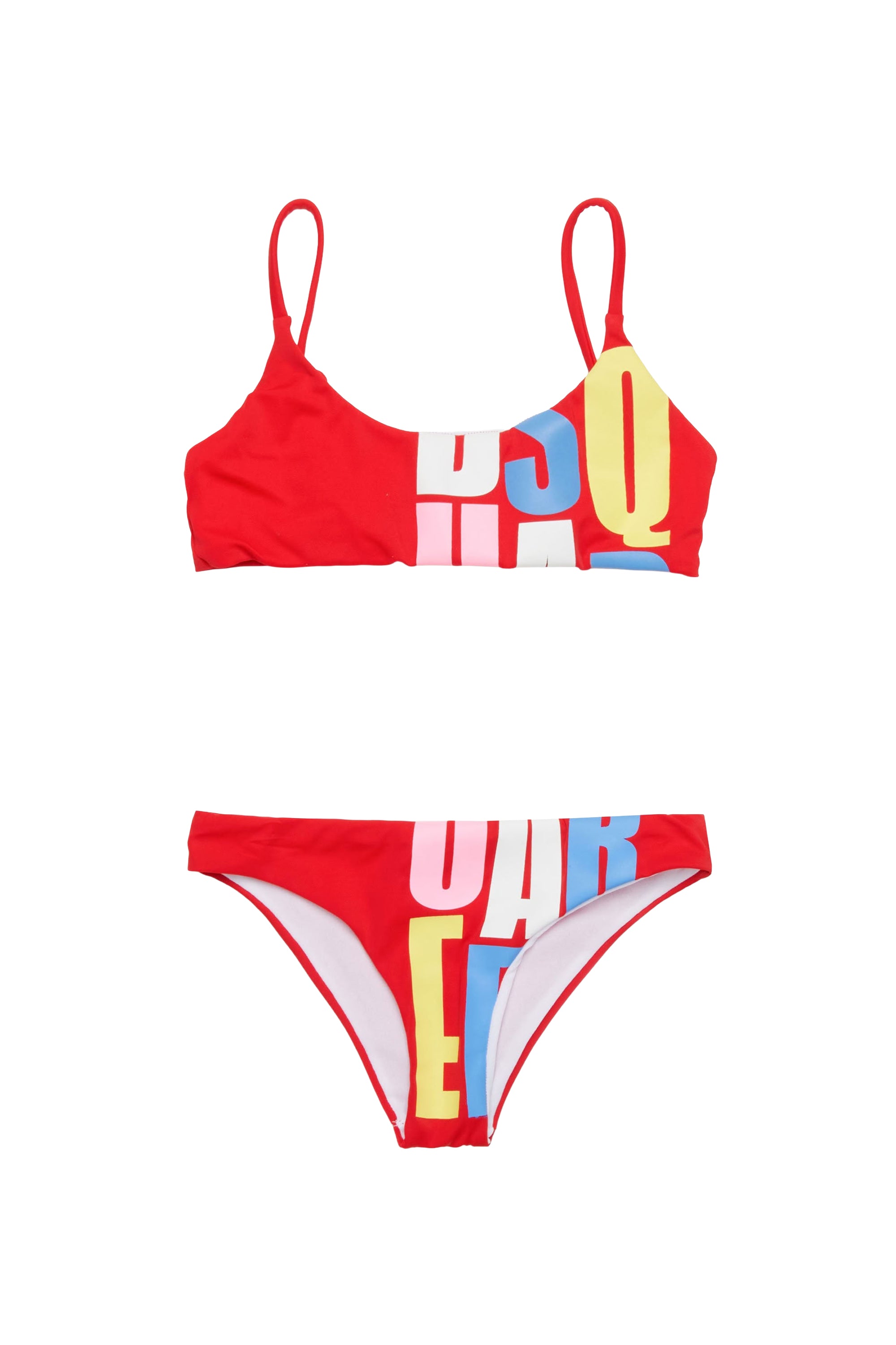 Logo bikini set - Tomato Red