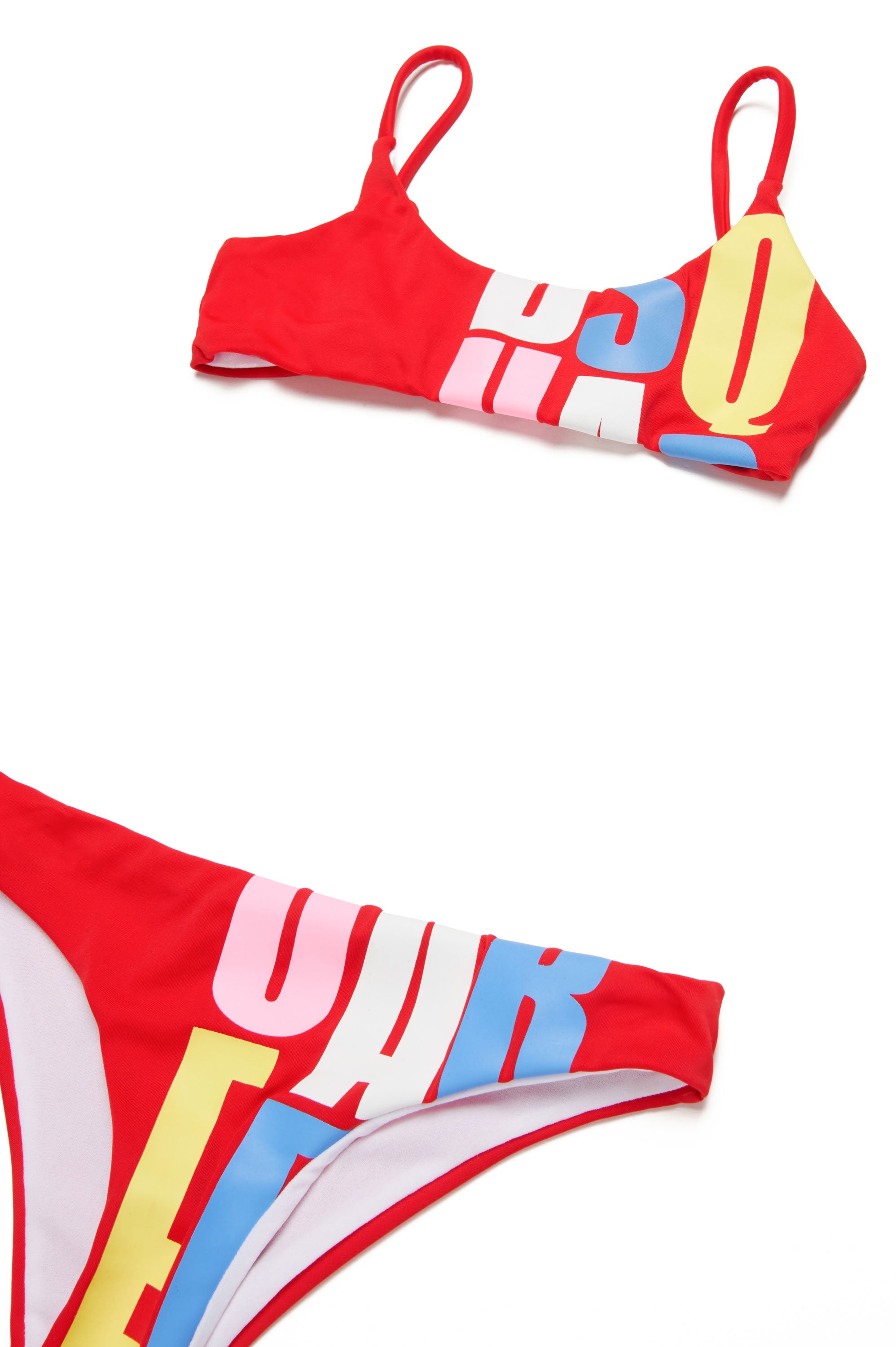 Logo bikini set - Tomato Red