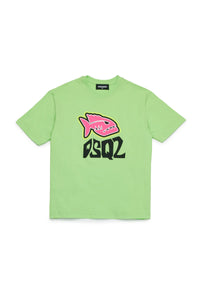 T-shirt with logo - Jasmine Green