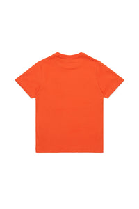 Print T-shirt - Bright Orange