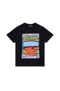 T-shirt à imprimé - Black
