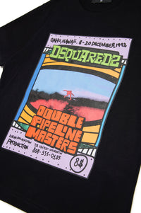 T-shirt à imprimé - Black