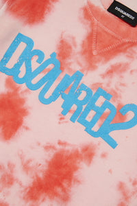 Sweatshirt délavé - Coral Red