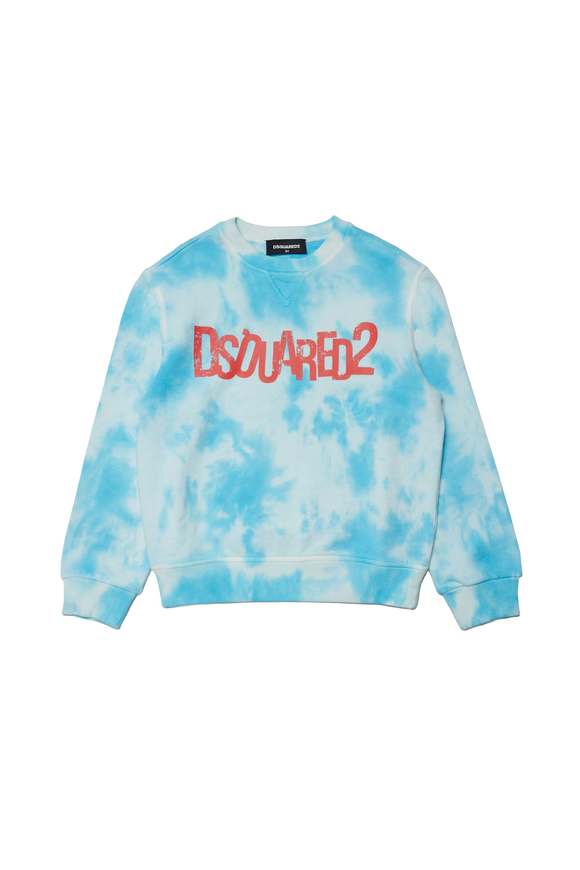 Sweatshirt délavé - Cyan Blue