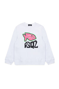 Sweatshirt avec logo - White
