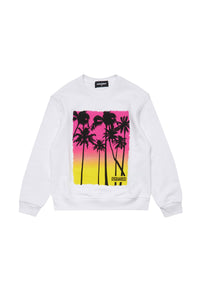 Sweatshirt à impression - White