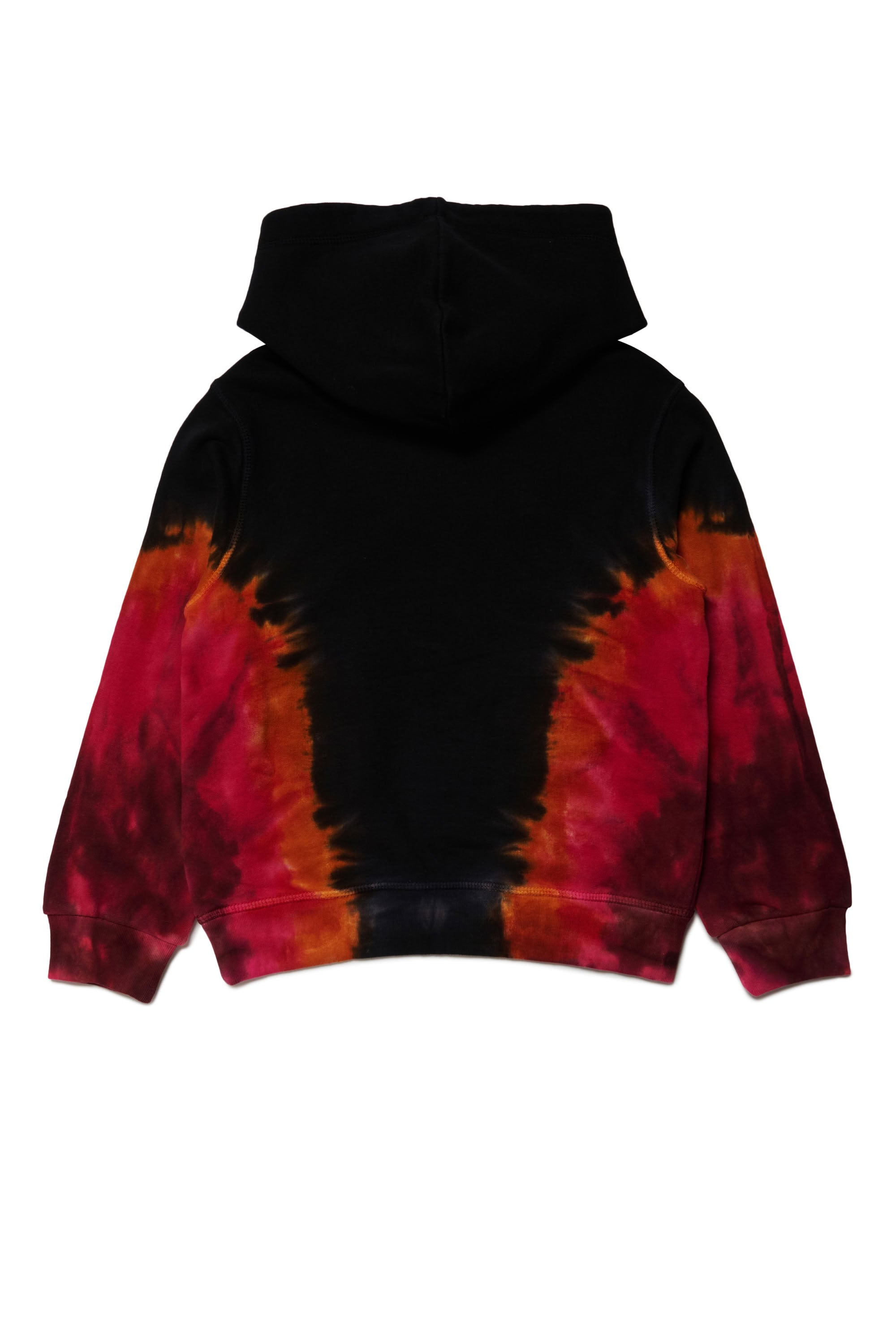 Sweat à capuche tie-dye - Black