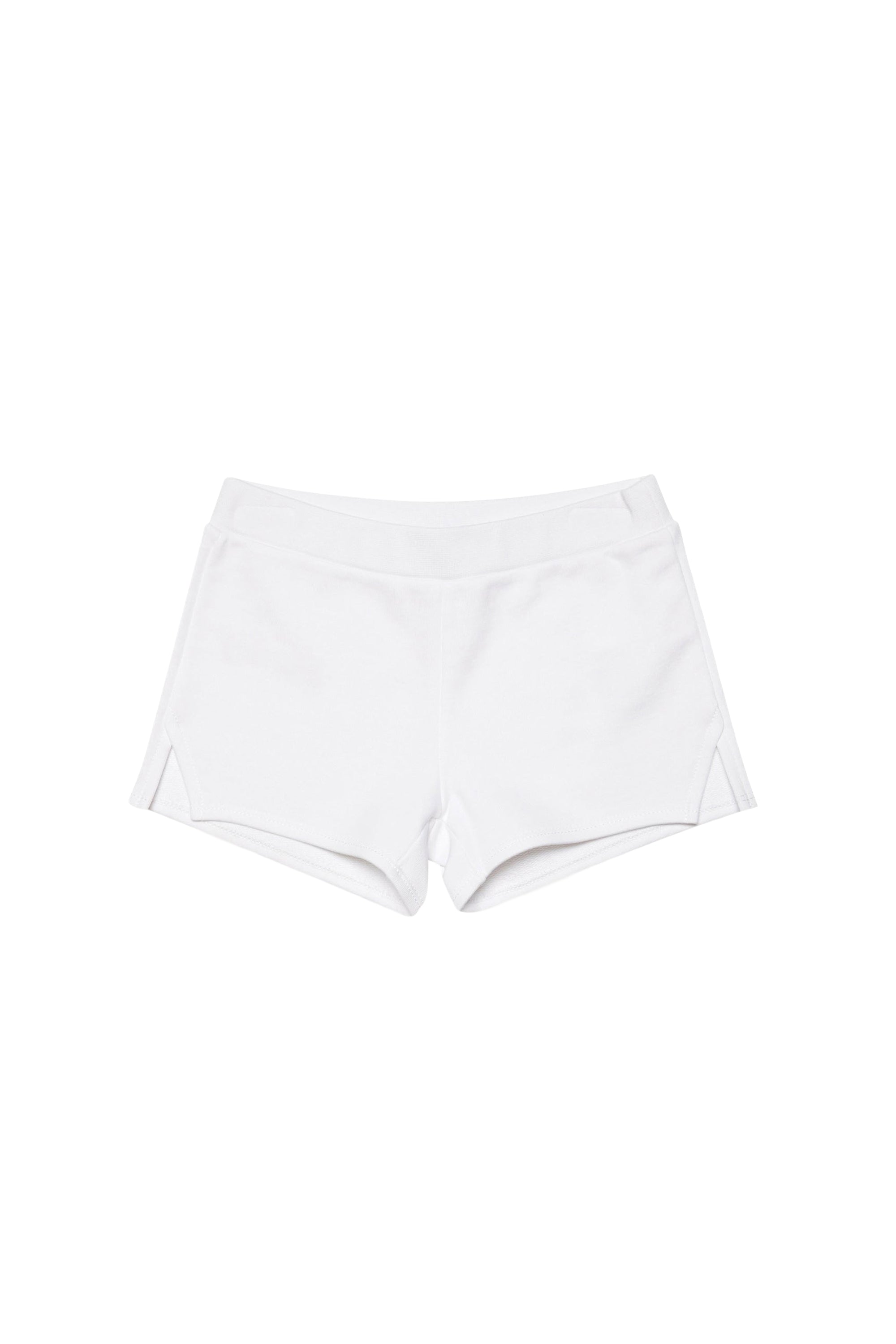 Elasticated waist shorts - White