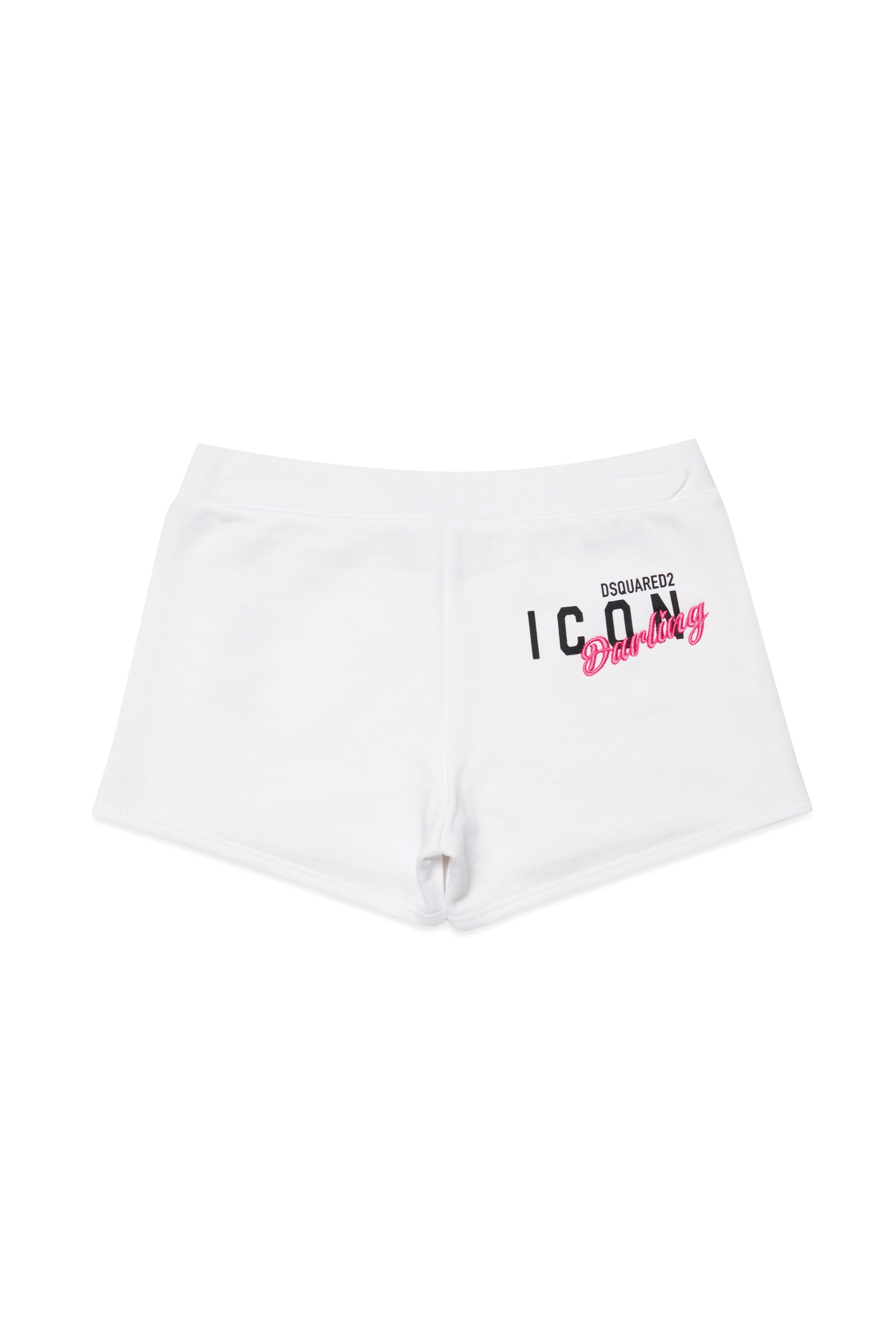Elasticated waist shorts - White