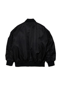 Bomber with zip - Black