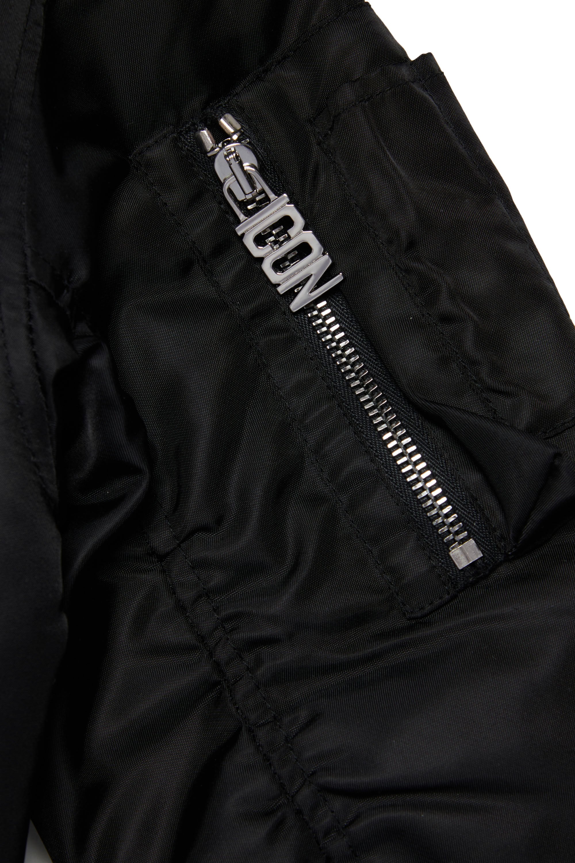Bomber with zip - Black
