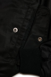 Bomber with zip - Black
