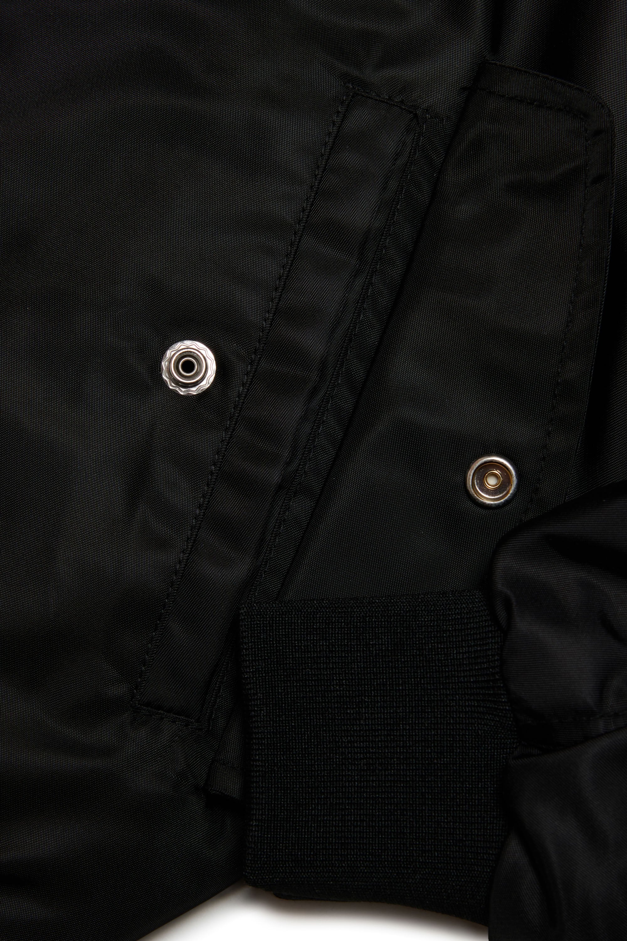 Bomber with zip - Black