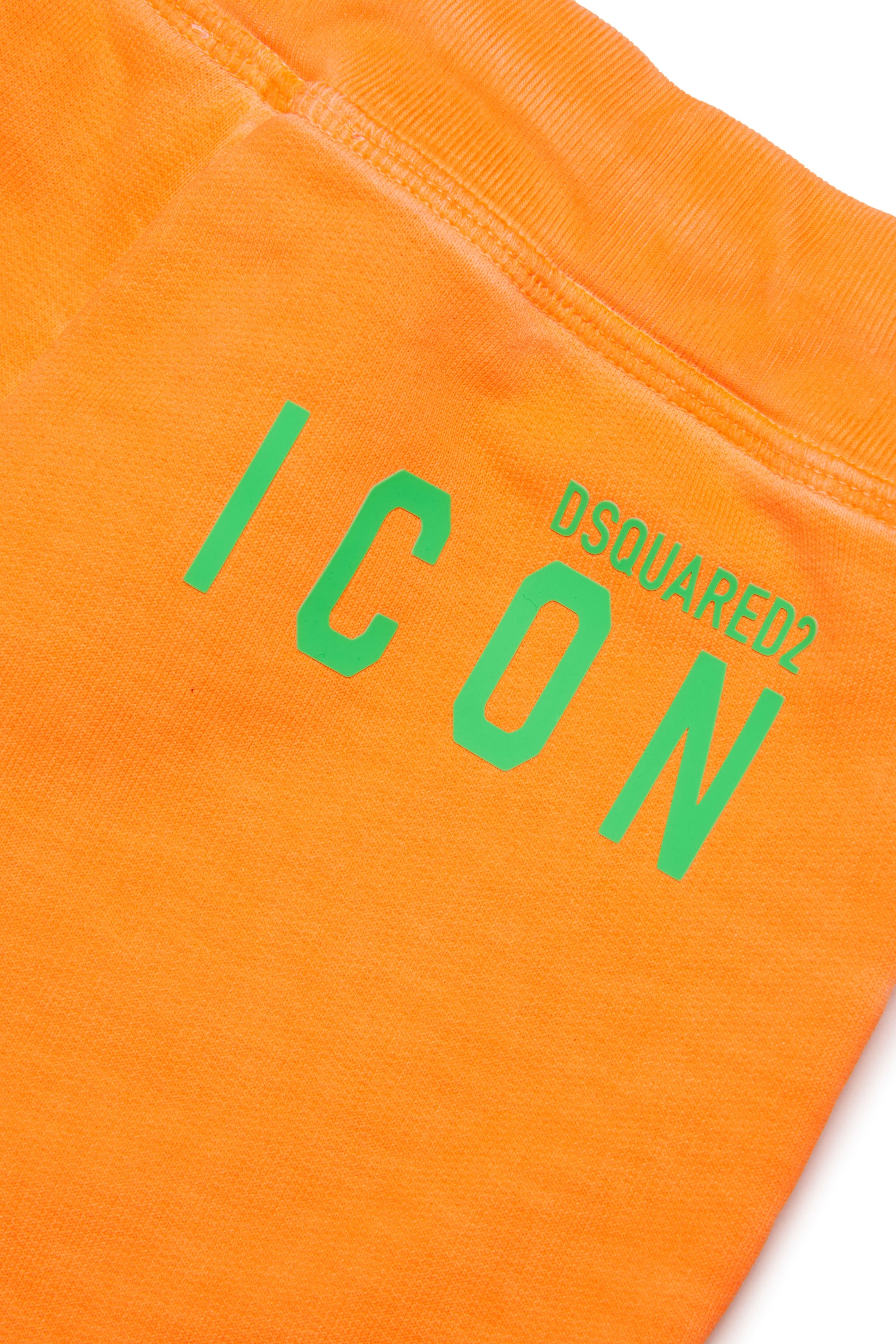 Short avec cordon de serrage - Dark Orange Fluo