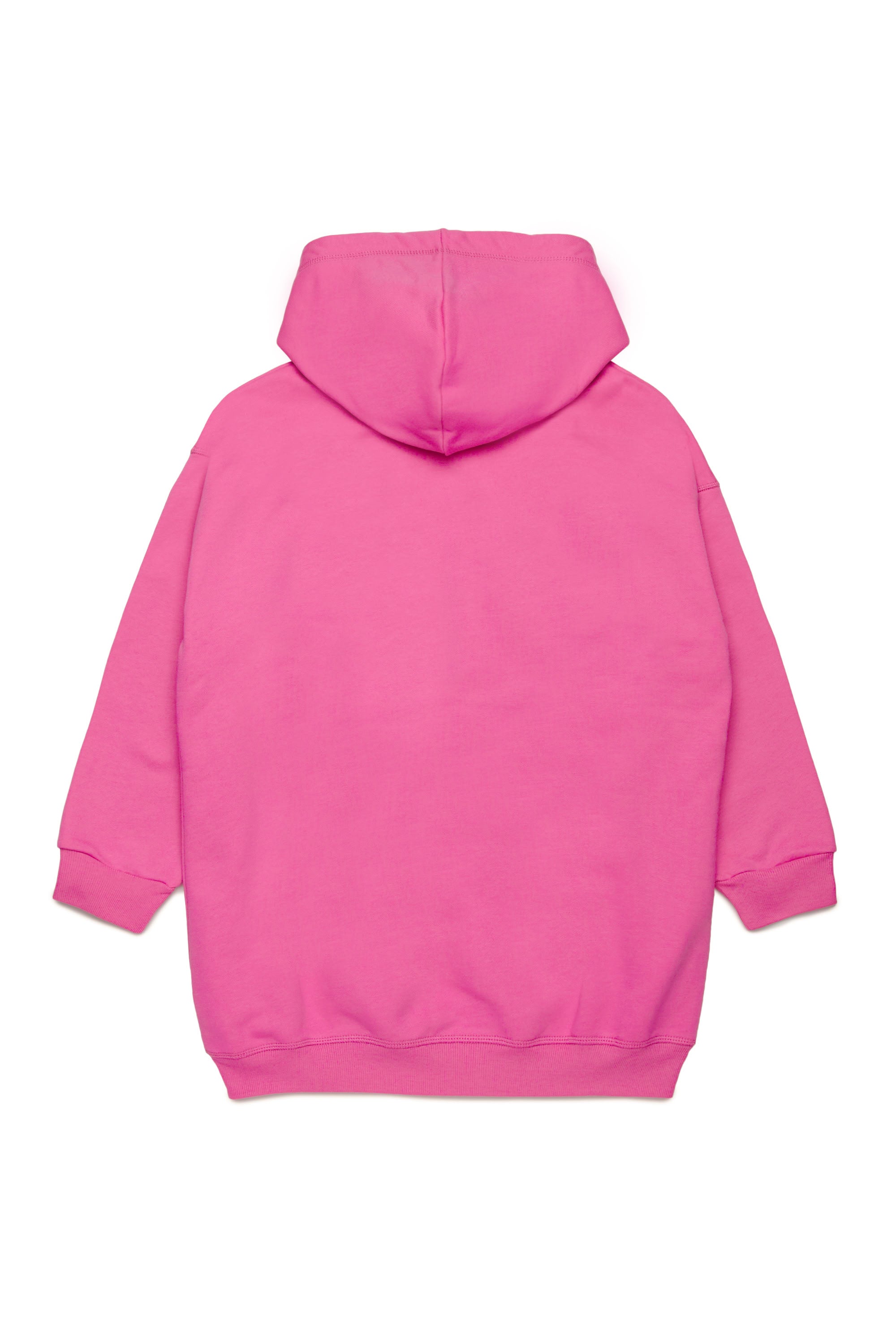 Oversized hoodie dress - Fuchsia Pink