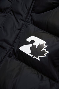 Doudoune à capuche sans manches - Black