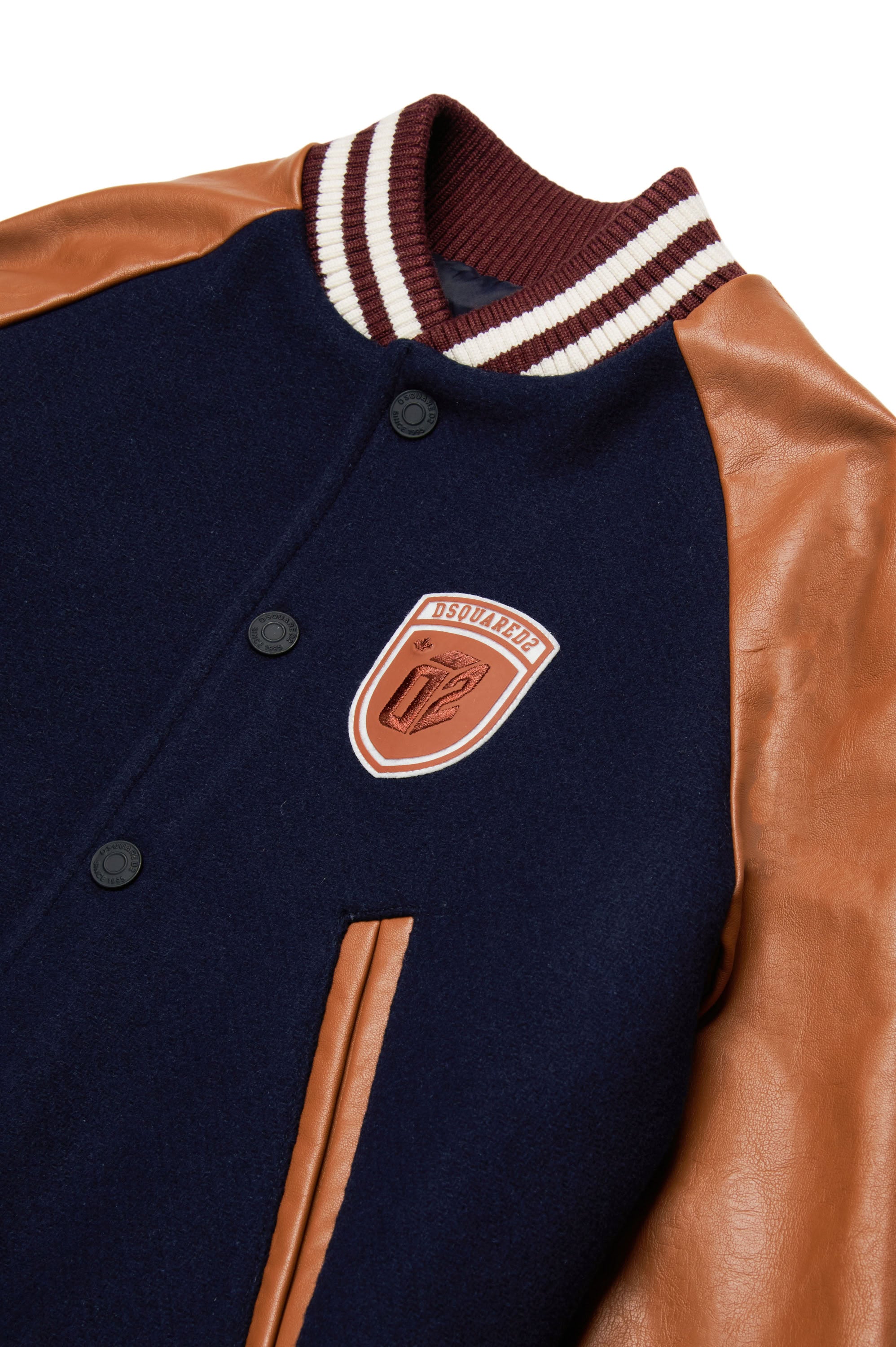 Jacket with wool pockets - Dress Blue