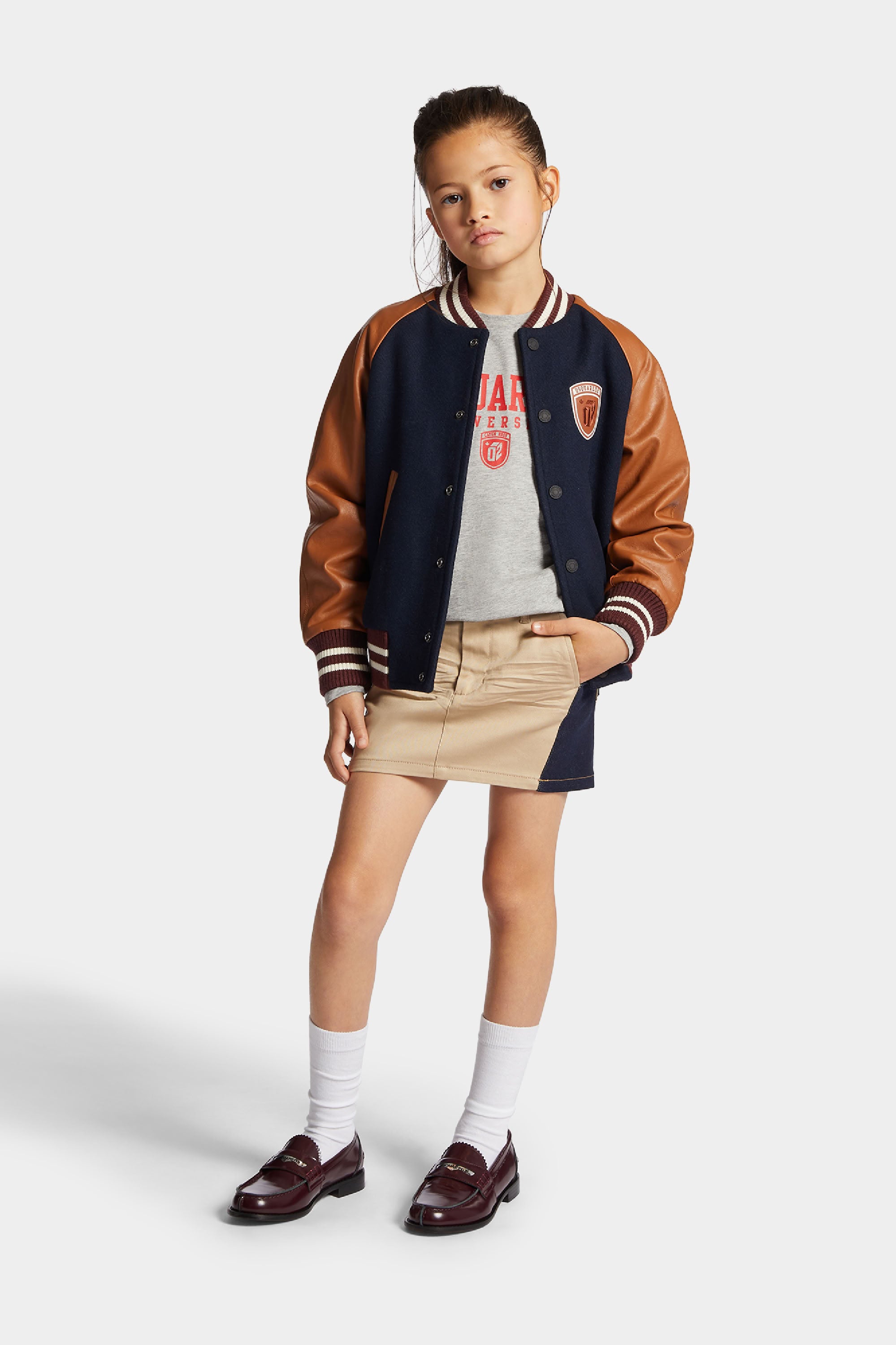 Jacket with wool pockets - Dress Blue