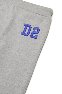 Drawstring sweatpants - Light Grey Melange