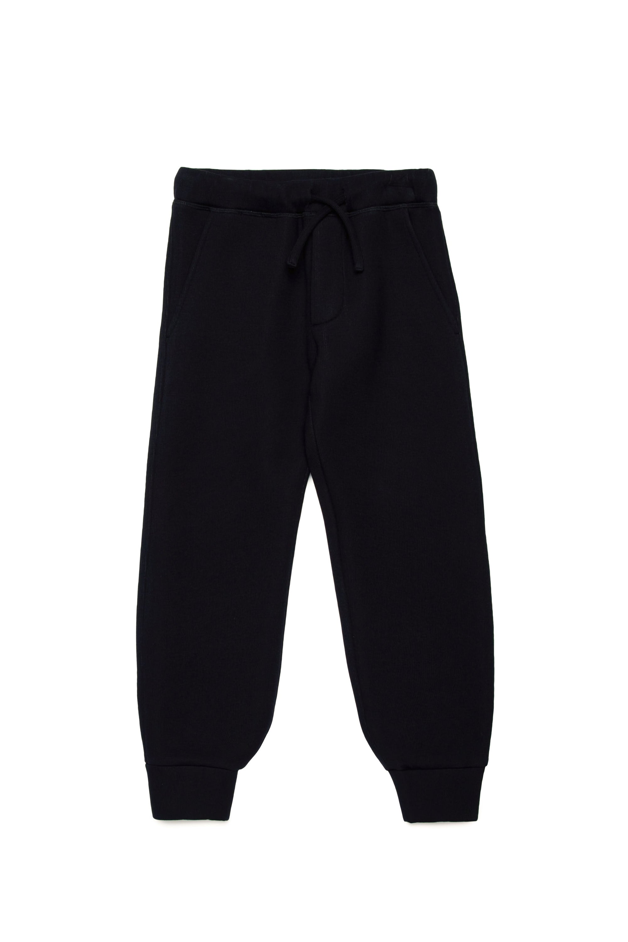 Drawstring sweatpants - Black