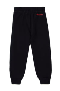 Drawstring sweatpants - Black