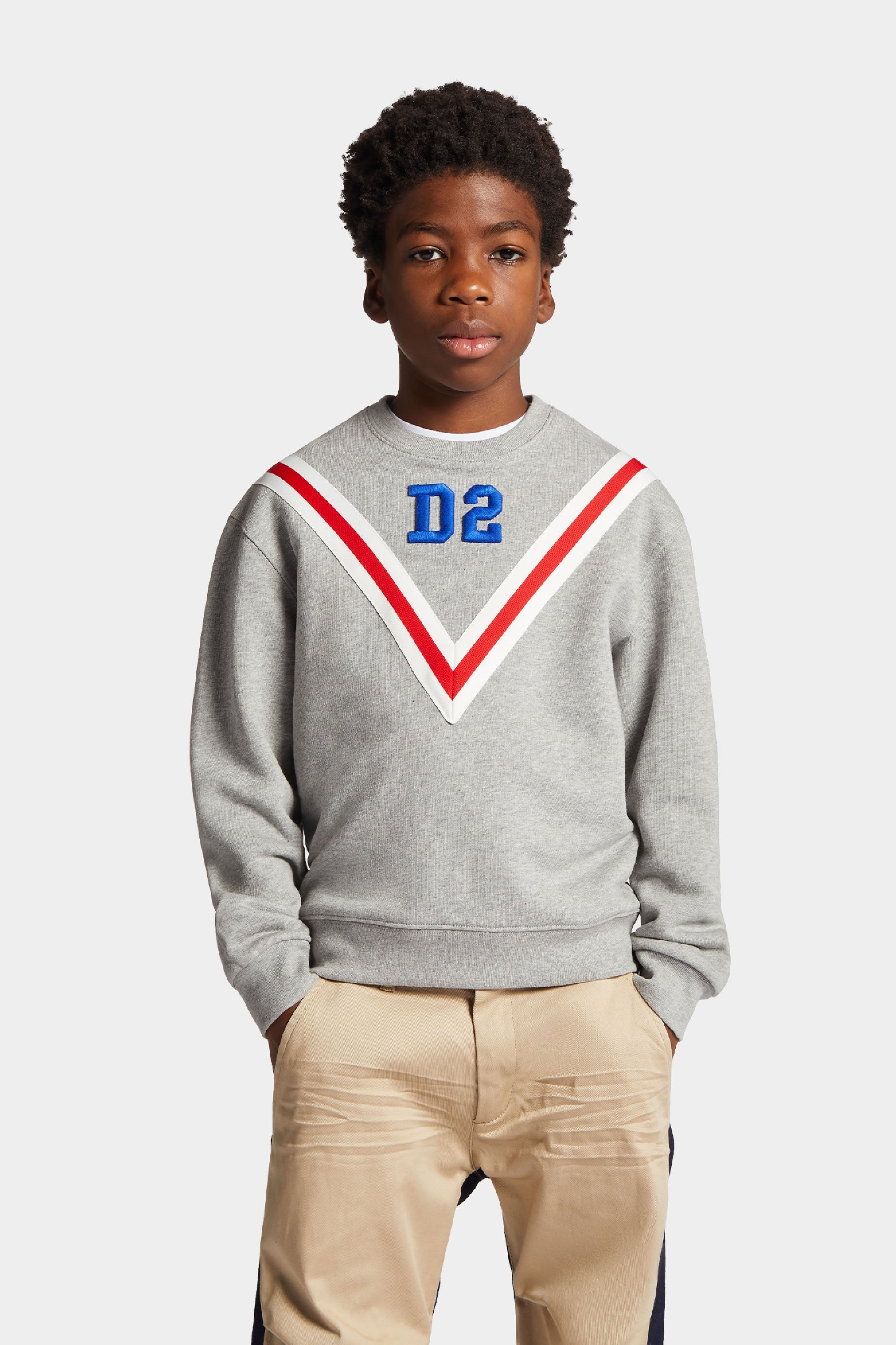 Sweatshirt avec logo - Light Grey Melange