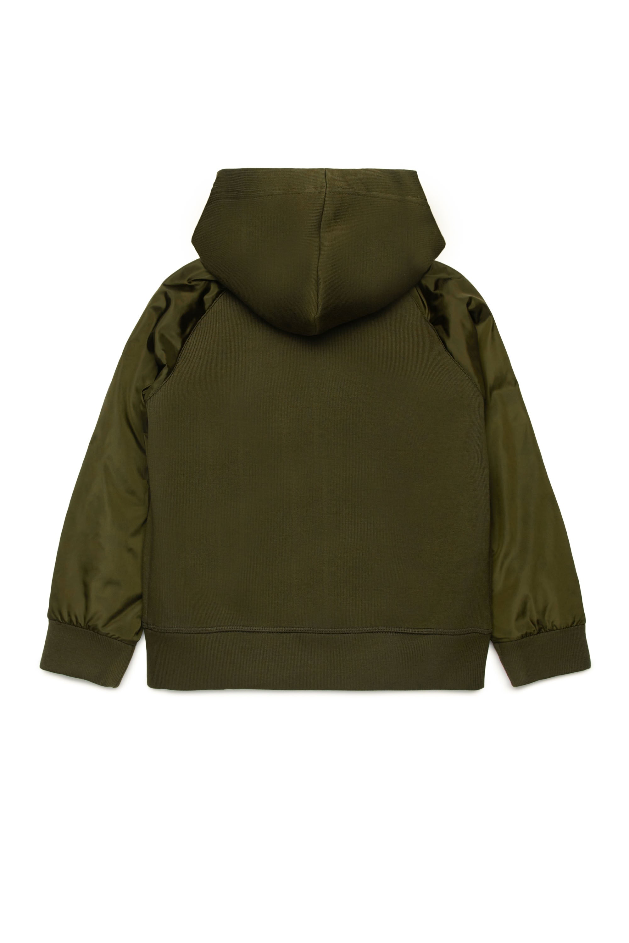 Sweat à capuche zippé - Tarmac Green