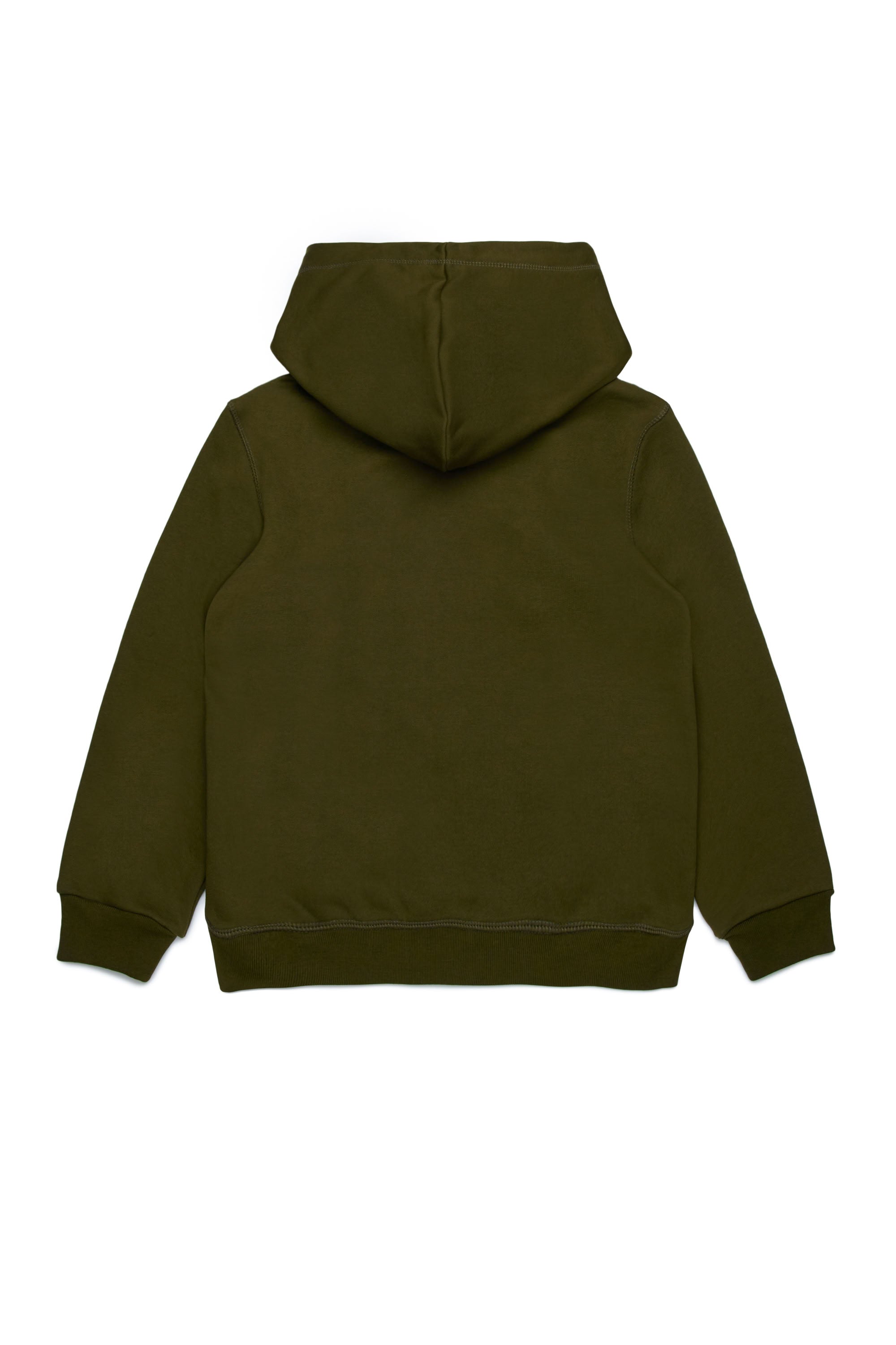 Sweat à capuche imprimé - Tarmac Green