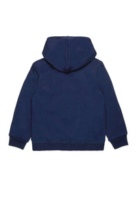Sweat à capuche imprimé - Dress Blue