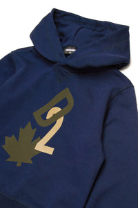 Sweat à capuche imprimé - Dress Blue