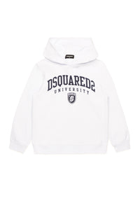 Sweat à capuche avec logo - White