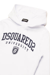 Sweat à capuche avec logo - White