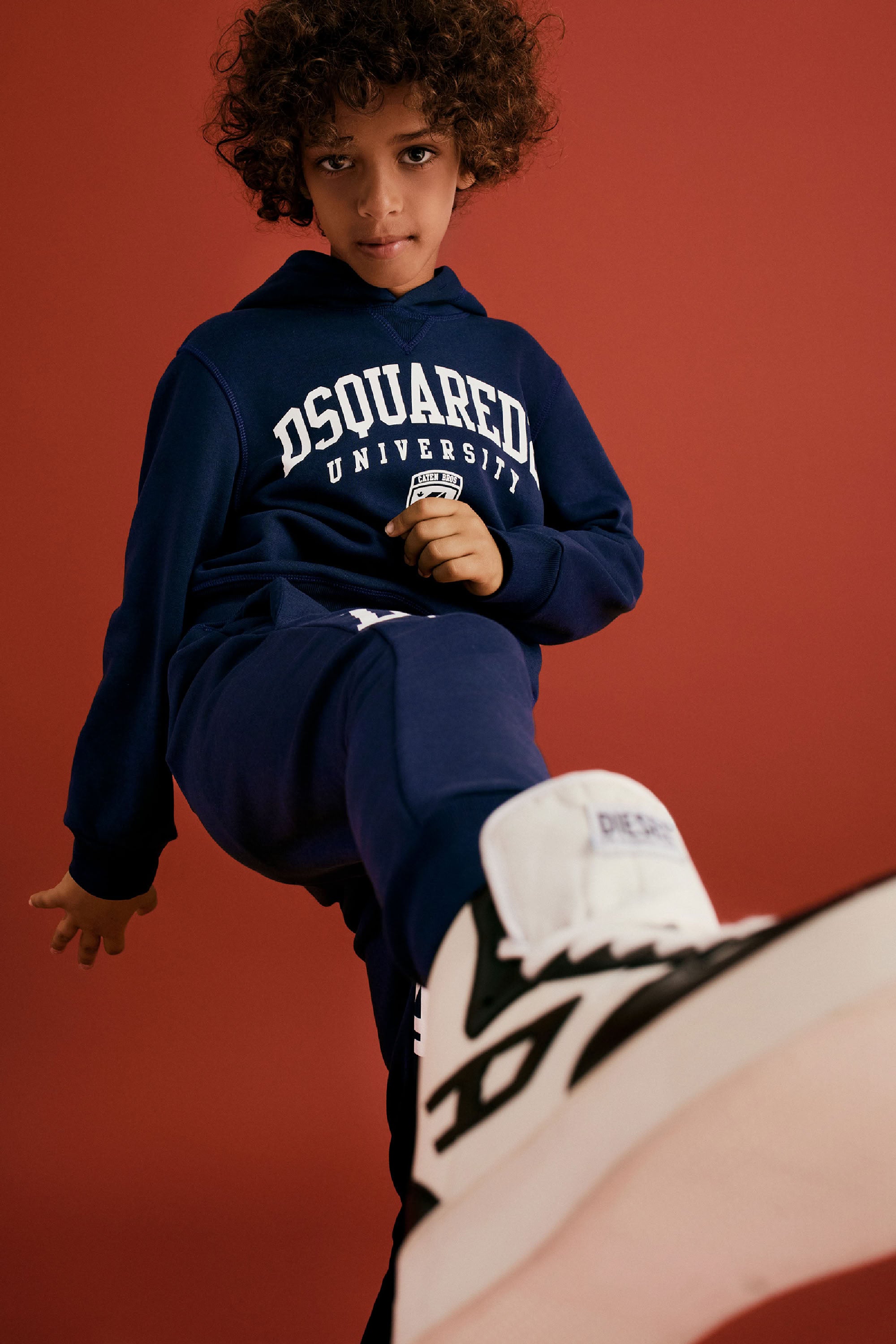 Sweat à capuche avec logo - Dress Blue