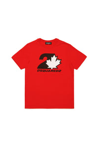 T-shirt with logo - Tomato Red