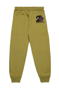 Pantalon de survêtement avec cordon de serrage - Kelp