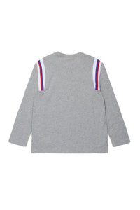 T-shirt à manches longues avec logo - Light Grey Melange