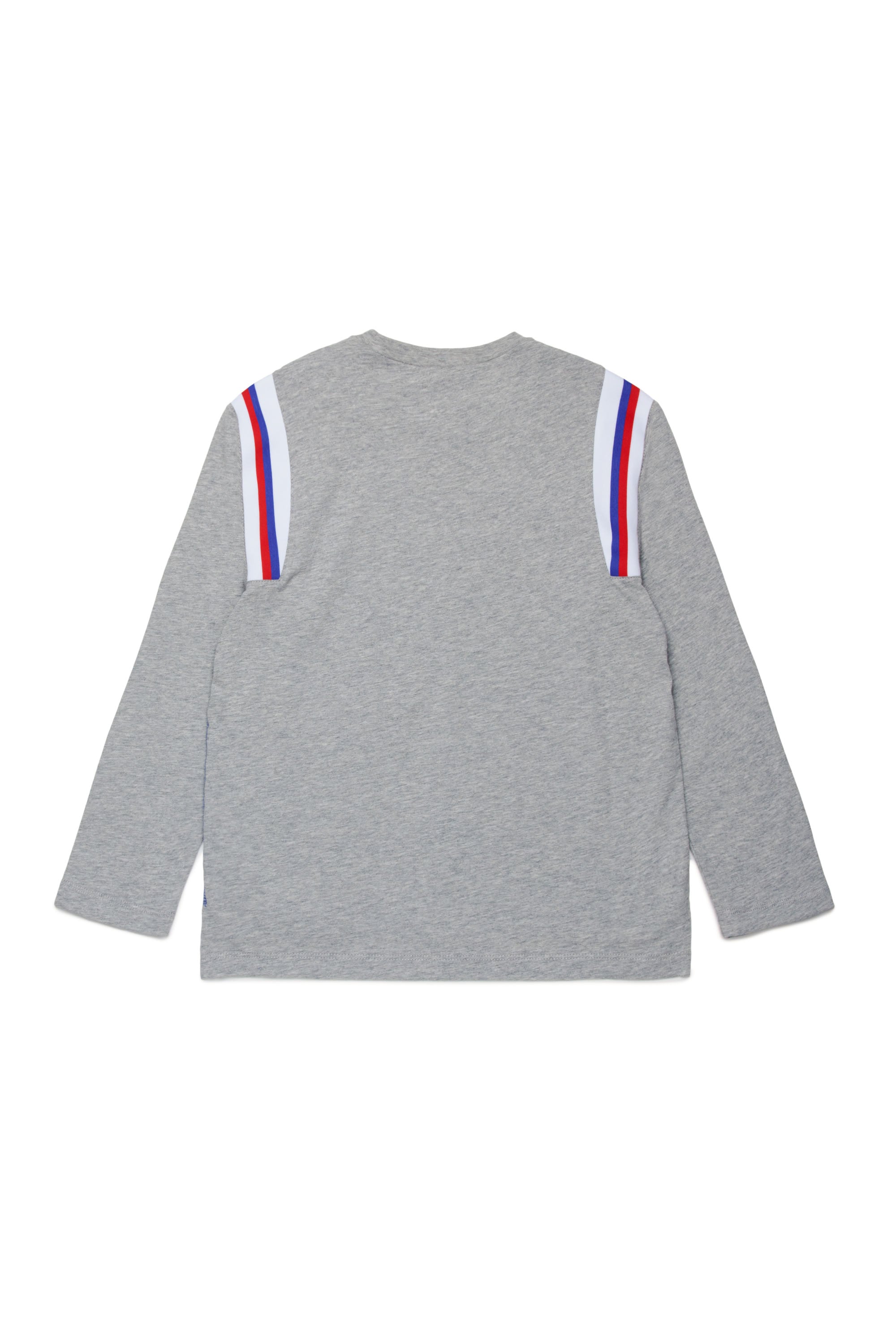 T-shirt à manches longues avec logo - Light Grey Melange