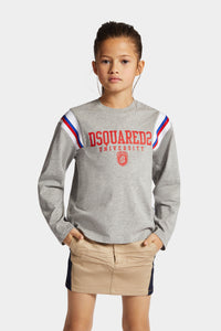 T-shirt à manches longues avec logo - Light Grey Melange