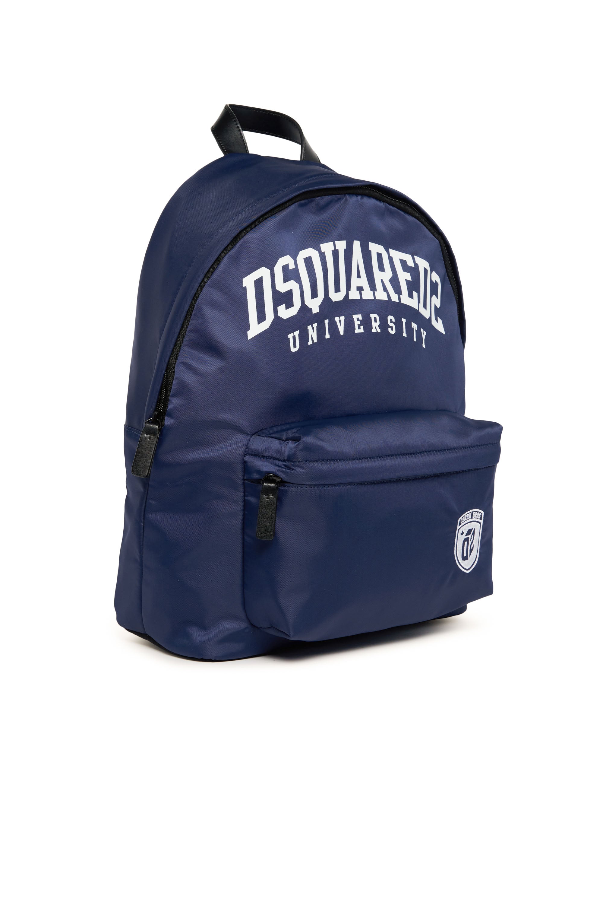Backpack with printed logo - Dress Blue