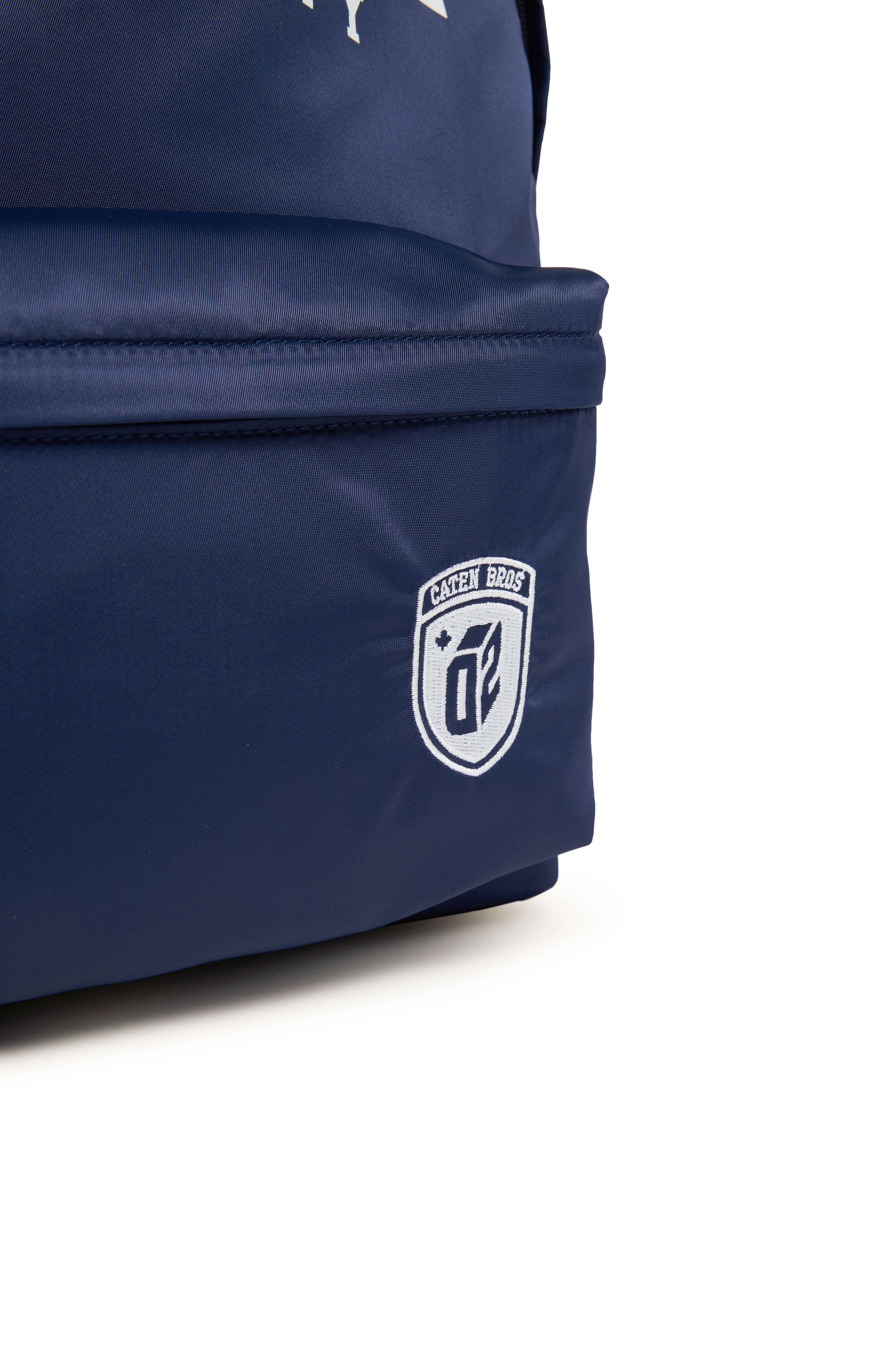 Backpack with printed logo - Dress Blue