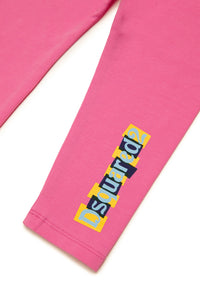 Legging à taille élastiquée - Fuchsia Pink
