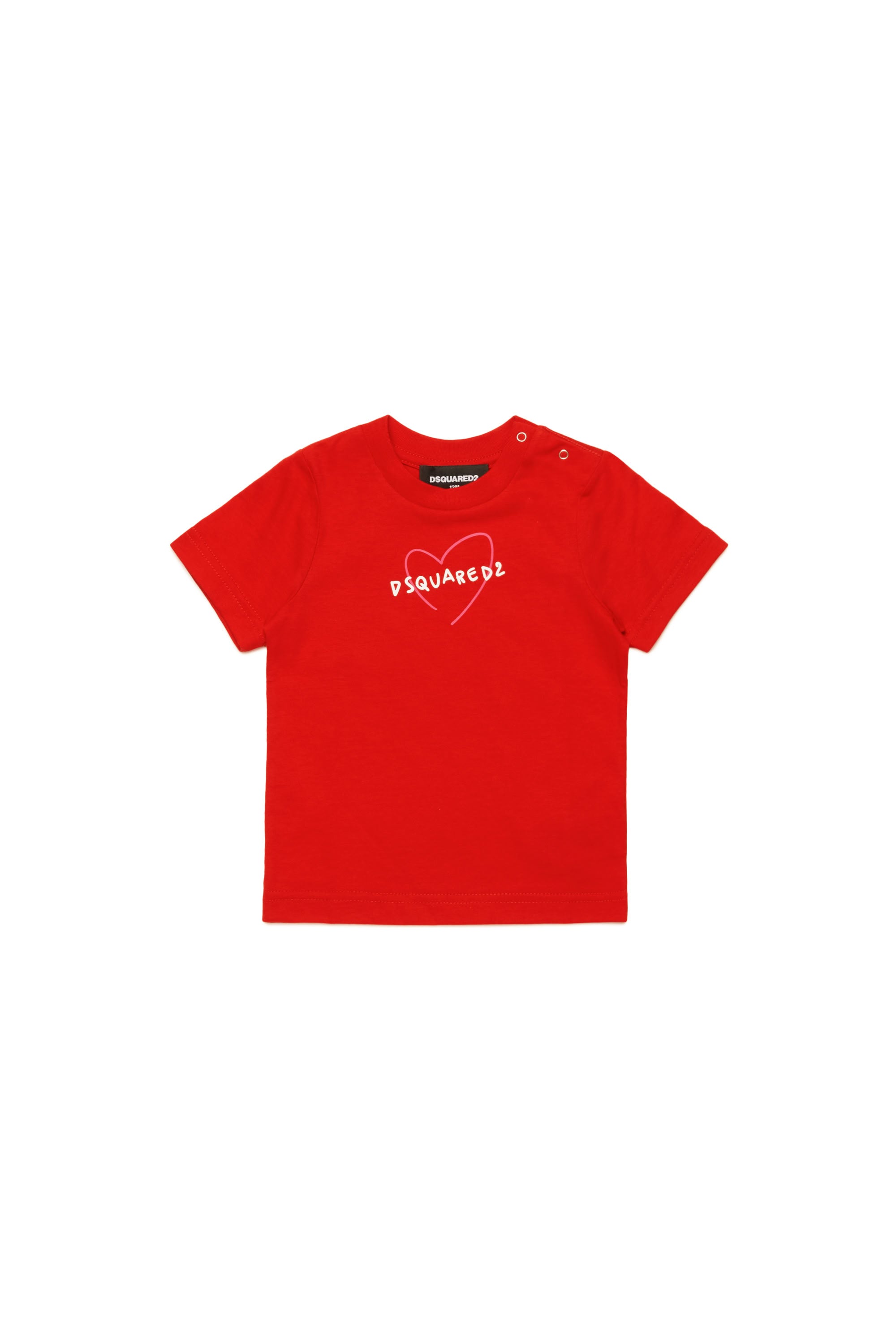 Printed T-shirt - Tomato Red