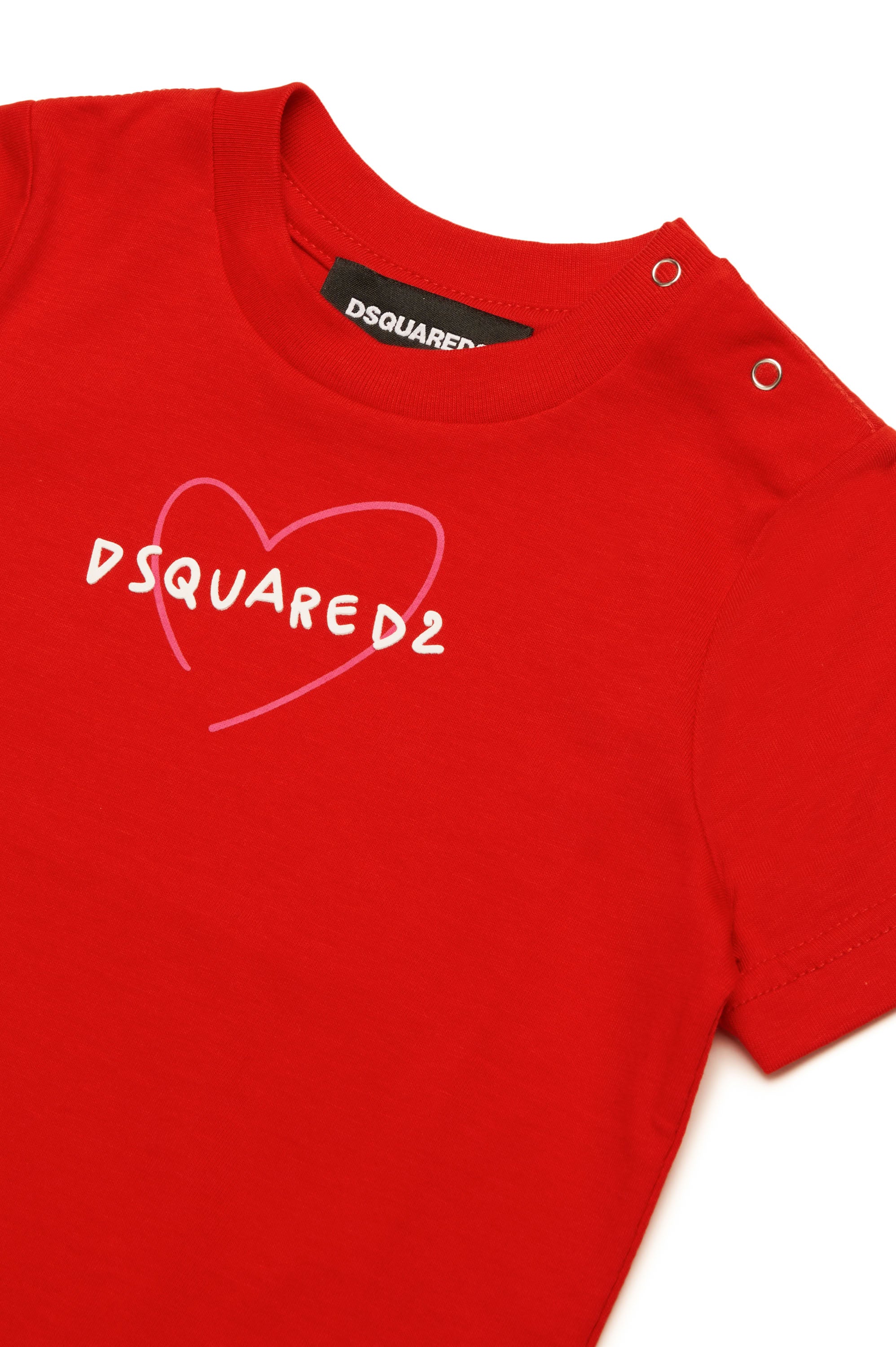 Printed T-shirt - Tomato Red