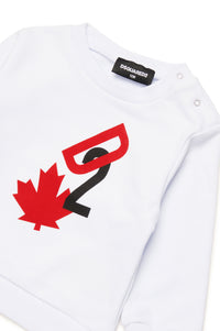 Pull avec logo imprimé - White